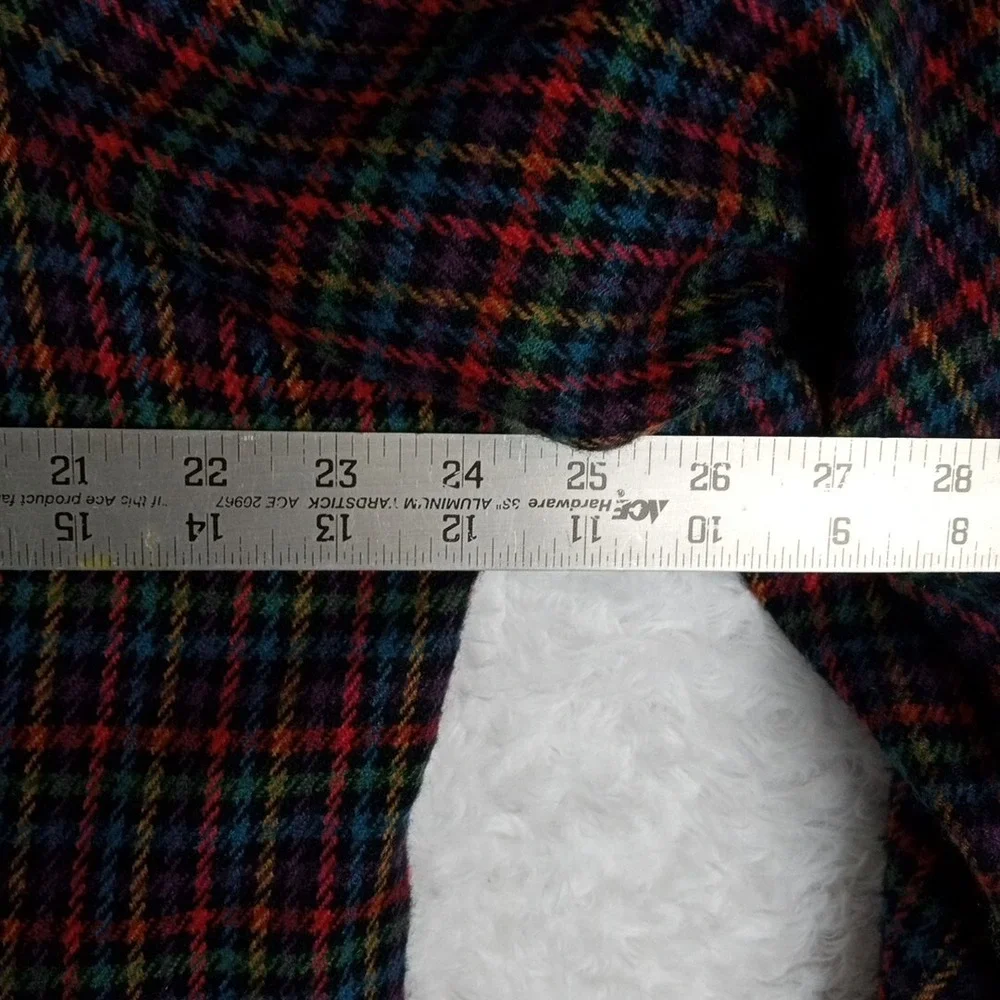 Vintage Haband For Her Womens Suit Blazer Jacket Multicolor L Pockets One Button